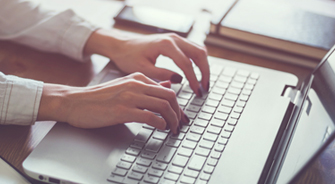 woman on laptop