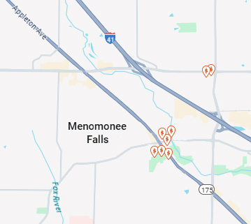 Menomonee Falls map