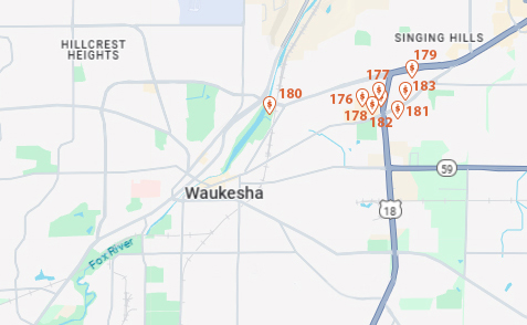 Waukesha Map