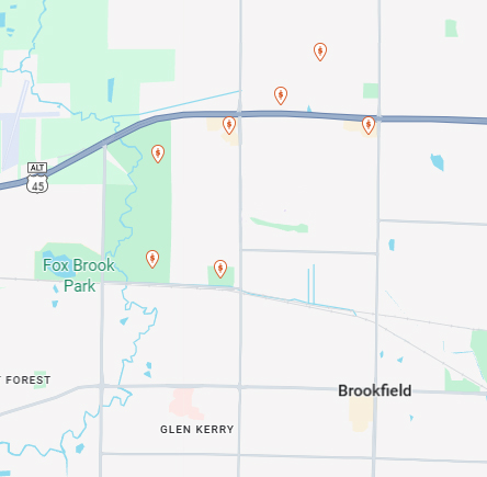 Brookfield Map