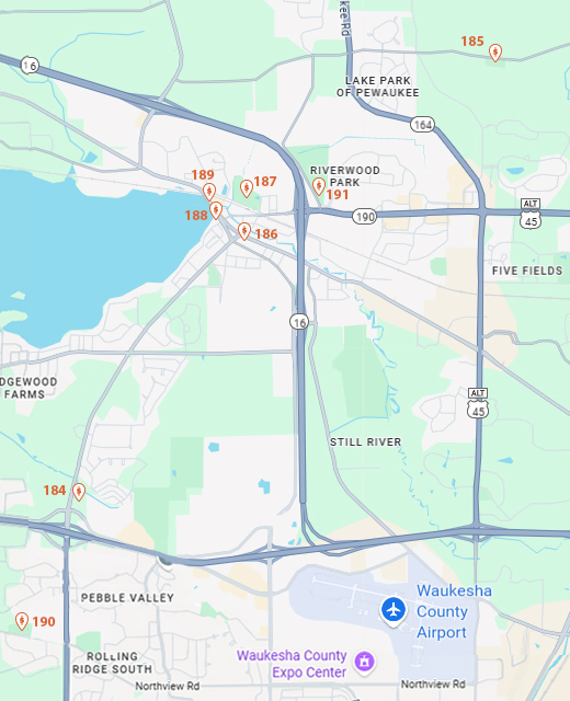 Pewaukee Map