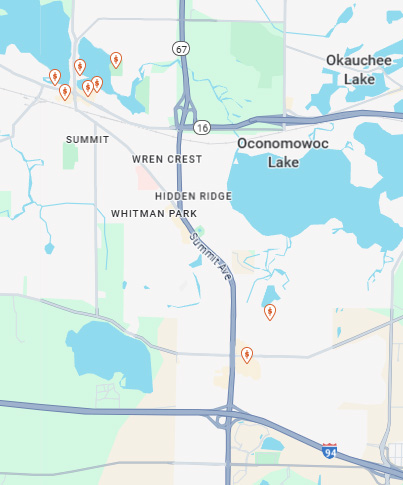 Oconomowoc Map